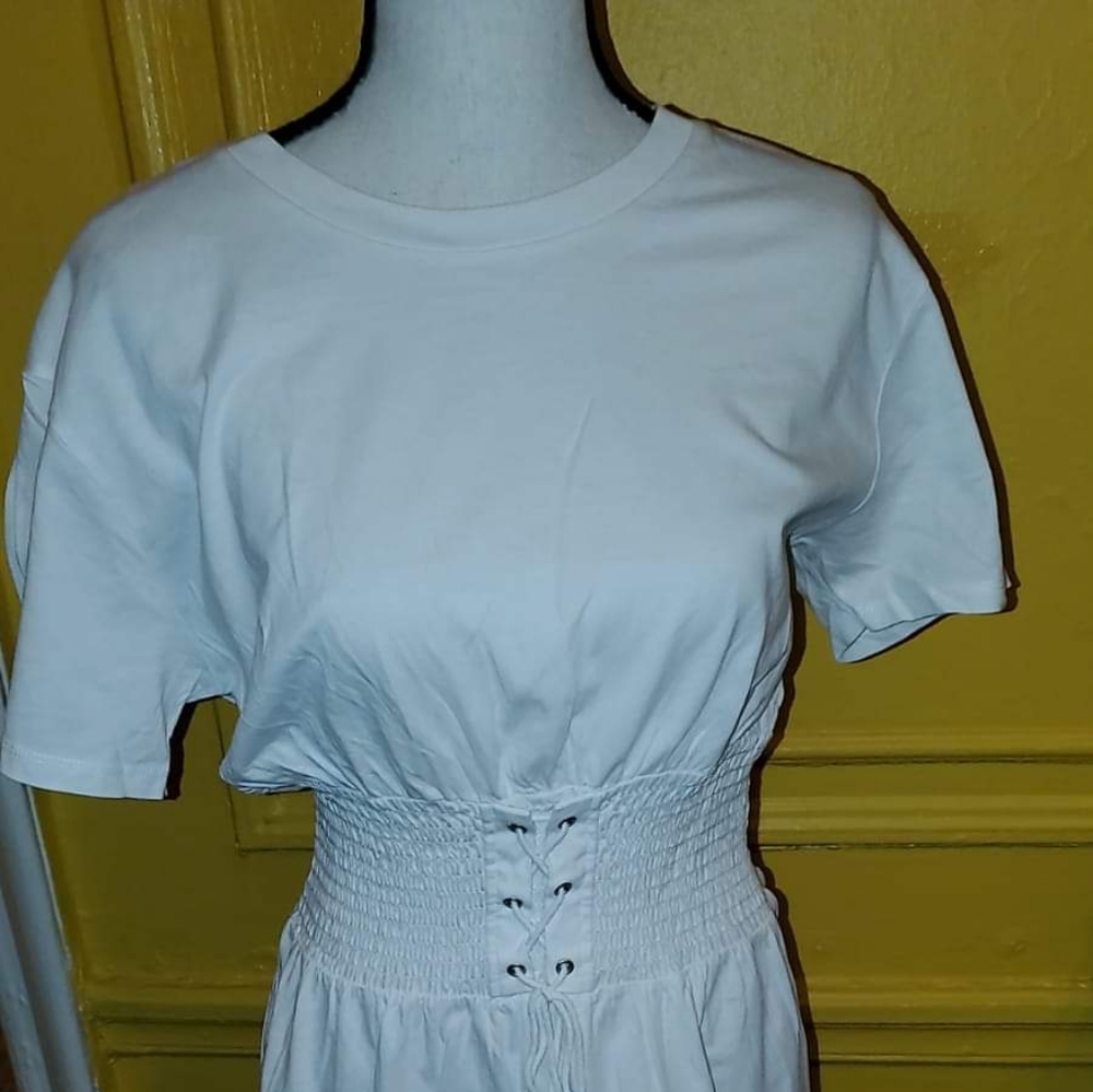 White Casual Dress